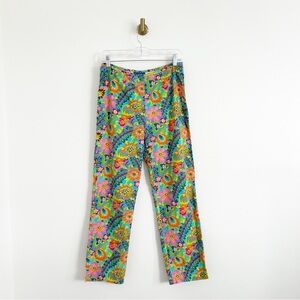 Vintage J. McLaughlin Floral Colorful Fun Pants Size 8
